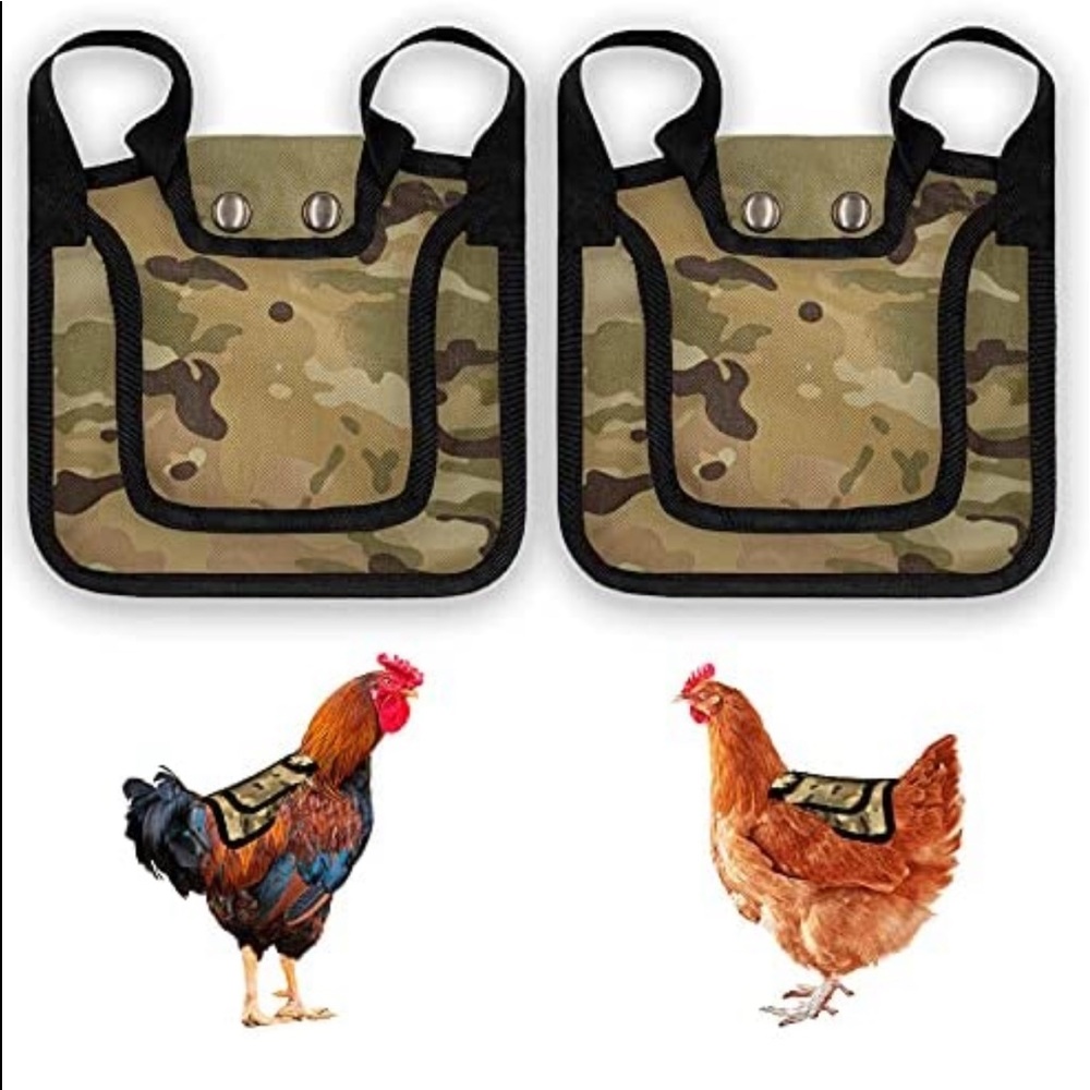 Camouflage Chicken Saddle